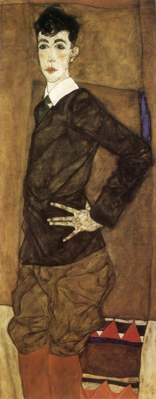 Portrait of Erich Lederer, Egon Schiele